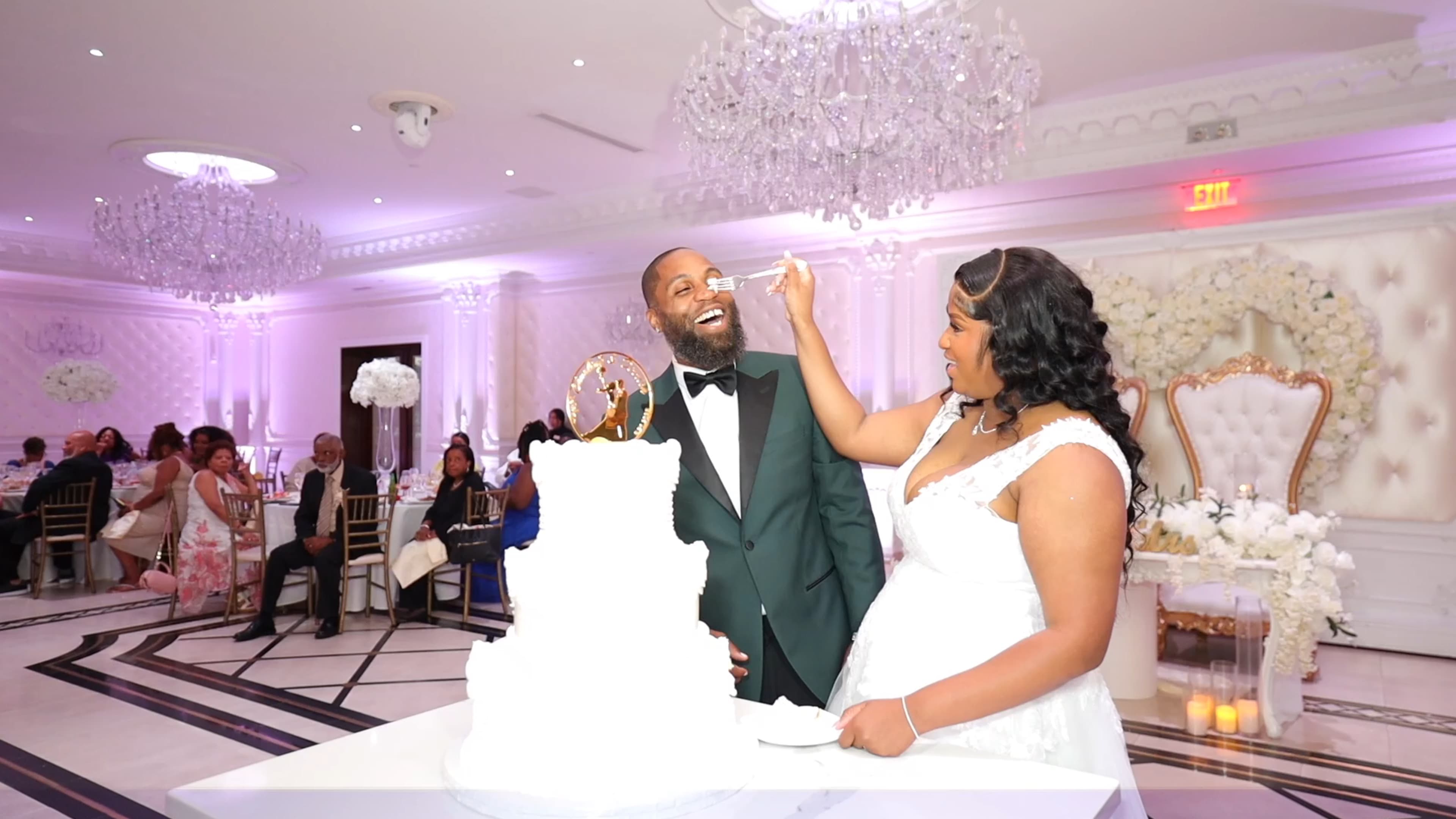 Charlene & Derick wedding moment